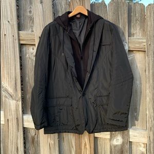 Perry Ellis Jacket with Removable Hood 46R NWT